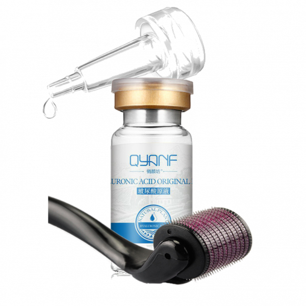 Kit Dermaroller System 2.0mm + Acido Hialuronico Qyanf 10ml