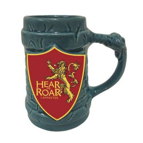Caneca 3D Game of Thrones Escudo Lannister 500ml - Zona Criativa