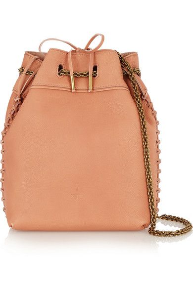JÉRÔME DREYFUSS Gary large whipstitched textured-leather shoulder bag