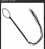 Chicote fino com franja