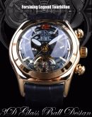 Relógio Masculino Mecânico Pulseira De Couro Homens Elegante