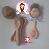Kit colher e bochecha PP sem nariz