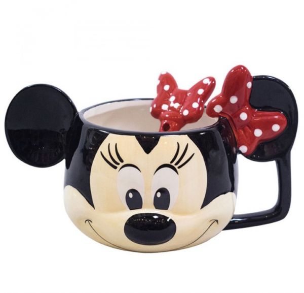Caneca De Porcelana Rosto Minnie 280ml - Disney