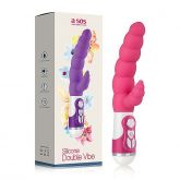Vibrador Silicone Double Vibe New Orgasm - Rosa