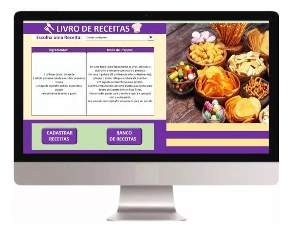 Planilha De Receitas Culinárias - Organize Suas Criações