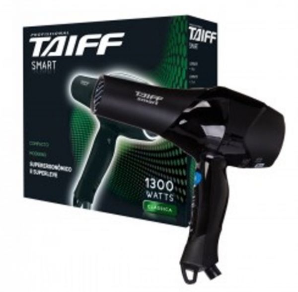 Secador de Cabelos Taiff Smart com 1300w, 5 temperaturas e 2 velocidades - 220V