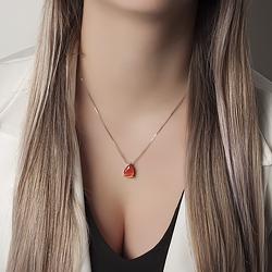 Conjunto Gota Pequena Folheado Ródio com Calcedônia Grey Laranja