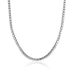 Colar Riviera Folheado Ródio Negro com Zircônia Cristal