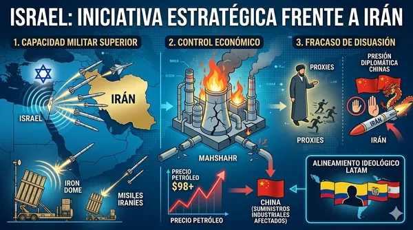 A Irán le salió el tiro por la culata: Israel impuso iniciativa estratégica. Trump fue espectador