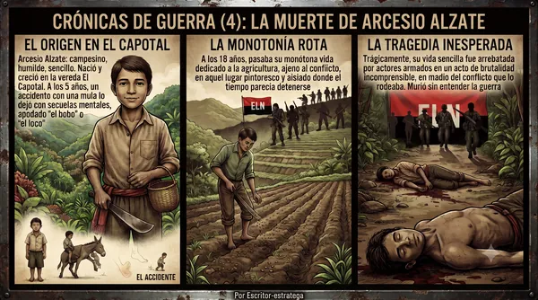 Crónicas de guerra (4) La muerte de Arcesio Alzate