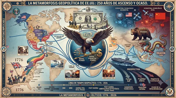 Enseñanzas geopolíticas de 250 años de historia de Estados Unidos