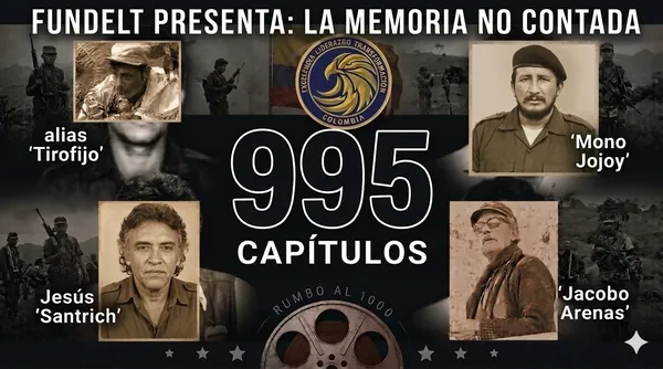 Exito total, disciplina y tenacidad: Fundelt completó a 995 capítulos de la memoria histórica aún no contada del conflicto armado en Colombia