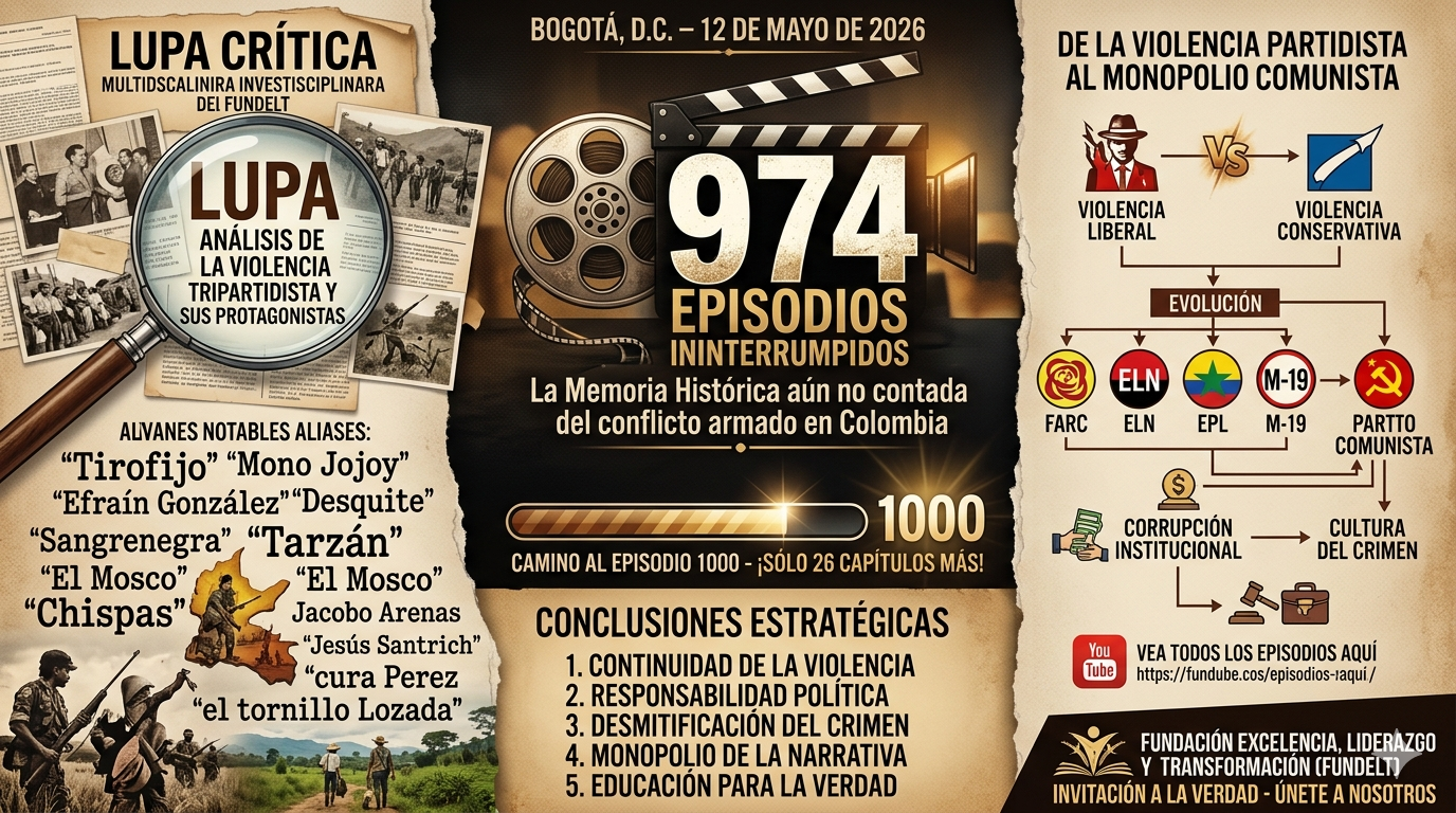Fundelt llegó a 974 episodios de la memoria histórica aún no contada del conflicto armado en Colombia