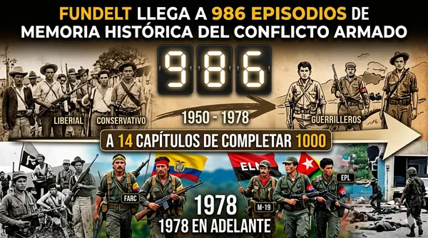 Fundelt llegó a 986 episodios de la memoria histórica aún no contada del conflicto armado en Colombia