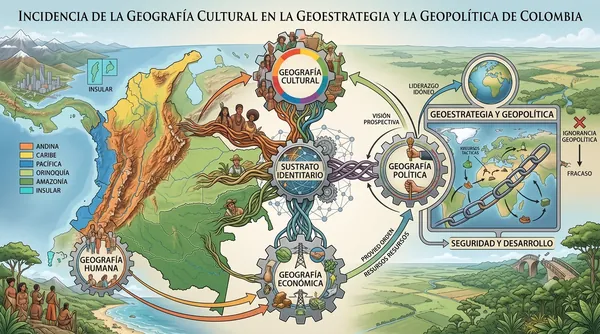 Incidencia de la geografía cultural en la geoestrategia y la geopolítica de Colombia