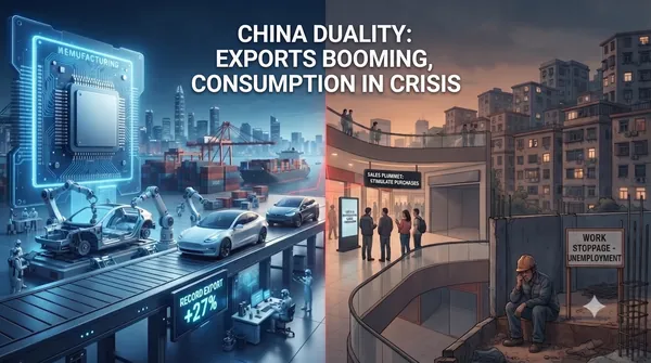 Is China experiencing an economic slowdown, or is it just a temporary situation?