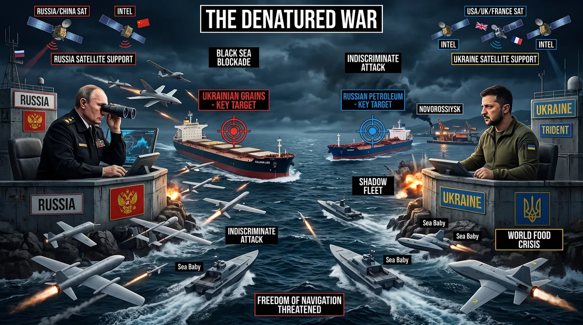 The Denaturation of the Russia-Ukraine War through Drones and Maritime Warfare
