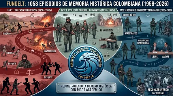 1058 sesiones reconstruyendo la Memoria Histórica del Conflicto Armado en Colombia, ejemplar trabajo en equipo de Fundelt