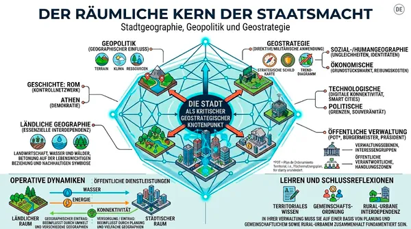Stadtgeographie, Geopolitik und Geostrategie: Räumlicher Kern der Staatsmacht