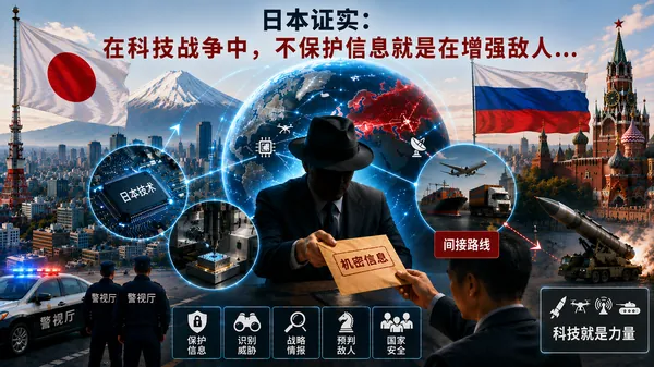 日本证实：在科技战争中，不保护信息就是在增强对手