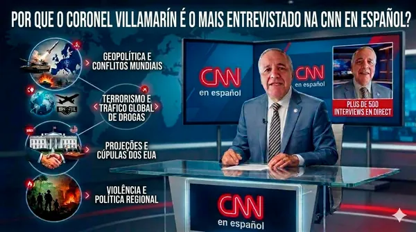 A voz da geopolítica: Por que Luis Alberto Villamarín Pulido é o colombiano mais consultado pela CNN em espanhol?