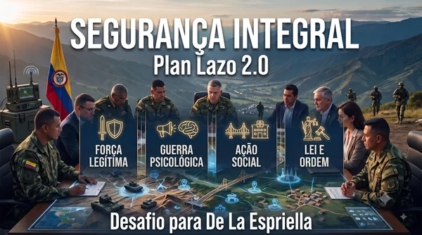 Política de Segurança e Defesa de De La Espriella requer Plano Lazo 2.0 para evitar erros passados