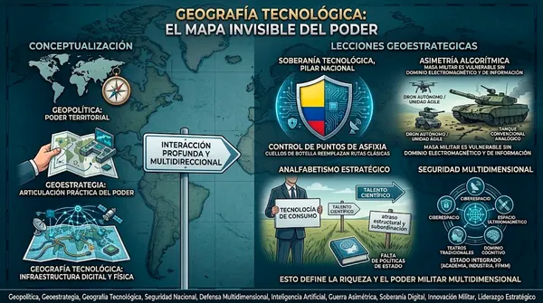 Geografía tecnológica y el nuevo orden mundial articulan el mapa invisible del poder: