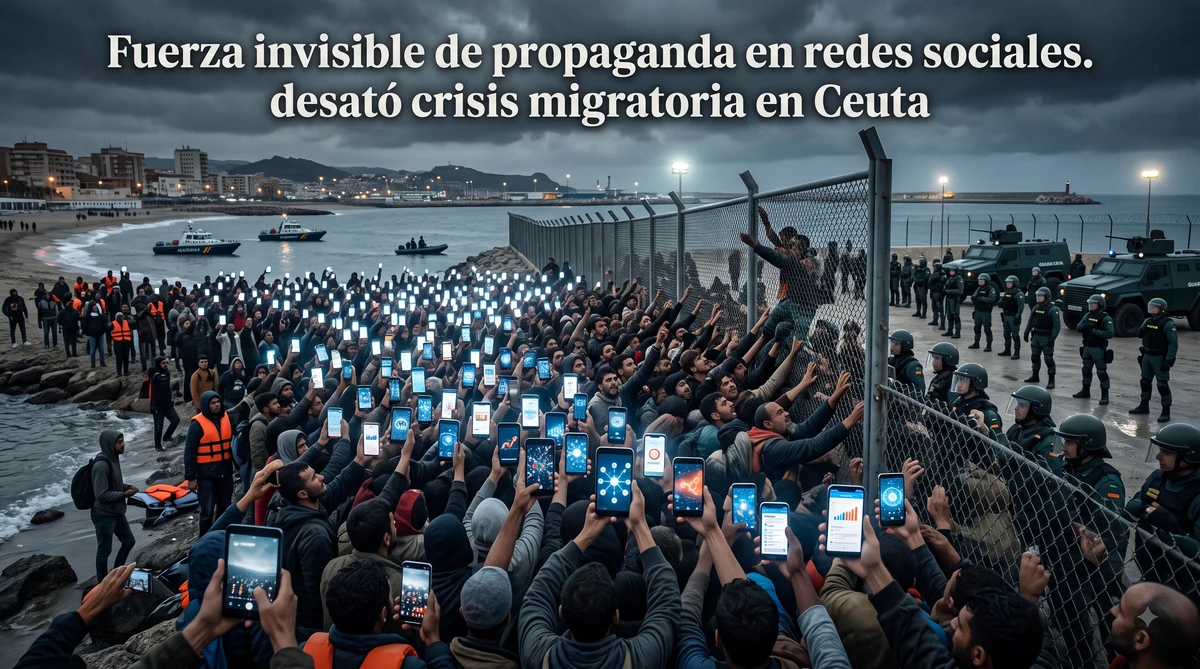 Fuerza invisible de la propaganda en redes sociales. Maniobras de guerra psicológica en la crisis de Ceuta