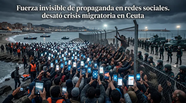 Fuerza invisible de la propaganda en redes sociales. Maniobras de guerra psicológica en la crisis de Ceuta