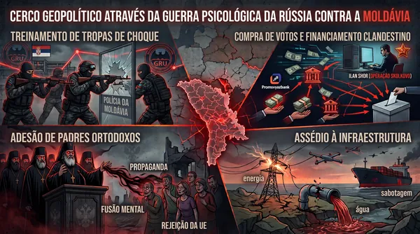 Cerco geopolítico e de guerra psicológica da Rússia contra a Moldávia