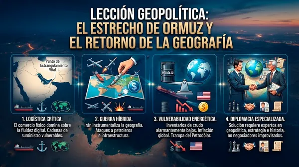 Geoestrategia iraní de guerra híbrida en Ormuz puso en jaque poderío estadounidense