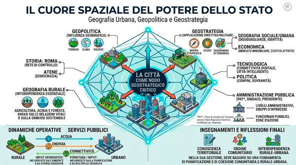 Geografia urbana, geopolitica e geostrategia: il nucleo spaziale del potere dello Stato