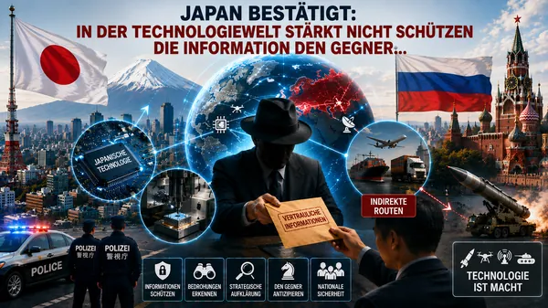 Japan bestätigt: Wer im Technologiekrieg Informationen nicht schützt, stärkt den Gegner