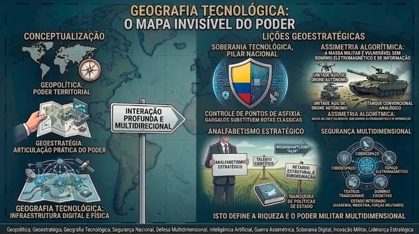 Geografia Tecnológica e a Nova Ordem Mundial: A Cartografia Invisível do Poder