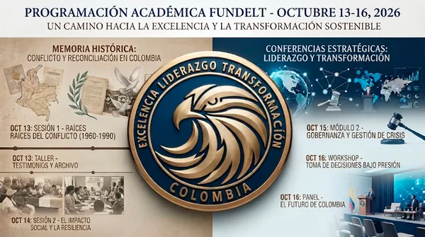 Programación de actividades académicas de Fundelt para la semana comprendida entre el 13 y el 16 de octubre de 2026