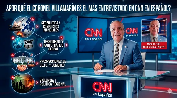 La voz de la geopolítica: ¿Por qué Luis Alberto Villamarín Pulido es el colombiano más consultado por CNN en español?