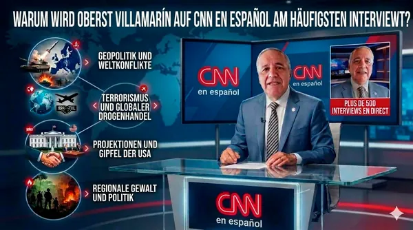 Die Stimme der Geopolitik: Warum ist Luis Alberto Villamarín Pulido der von CNN en Español am häufigsten konsultierte Kolumbianer?