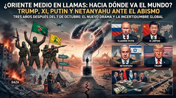 Metamorfosis geopolítica del Medio Oriente tres años después del ataque terrorista de Hamás contra Israel