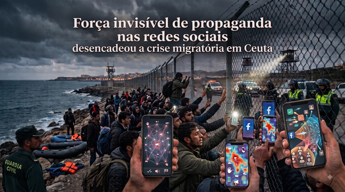 A força invisível da propaganda nas redes sociais. Manobras de guerra psicológica na crise de Ceuta