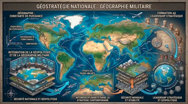 Géographie militaire : fondement de la géopolitique et de la géostratégie pour les États