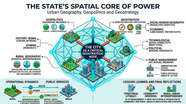 Urban Geography, Geopolitics, and Geostrategy: The Spatial Core of State Power