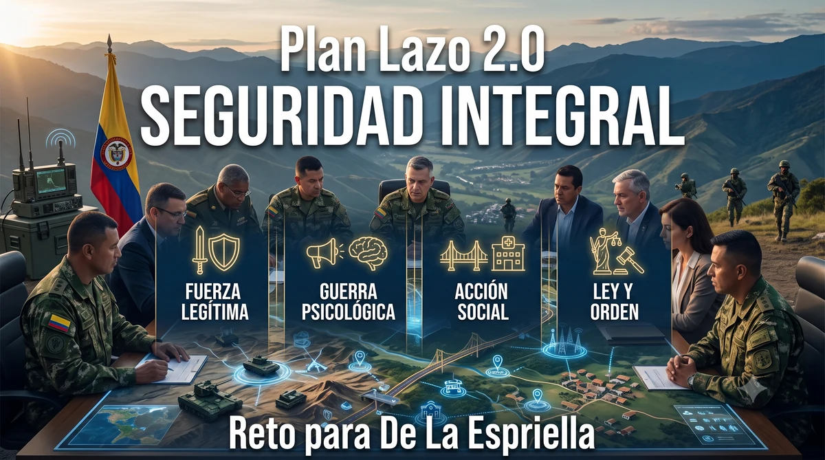 Política de Seguridad y Defensa de De La Espriella requiere Plan Lazo 2.0 para evitar errores pasados