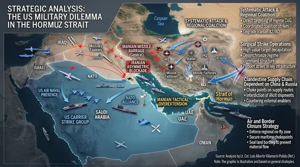 Strategic Analysis: The U.S. Military Dilemma Regarding Iran and the Strait of Hormuz