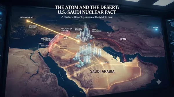 The Atom and the Desert: The U.S.-Saudi Nuclear Pact and the Geopolitical Reconfiguration of the Middle East