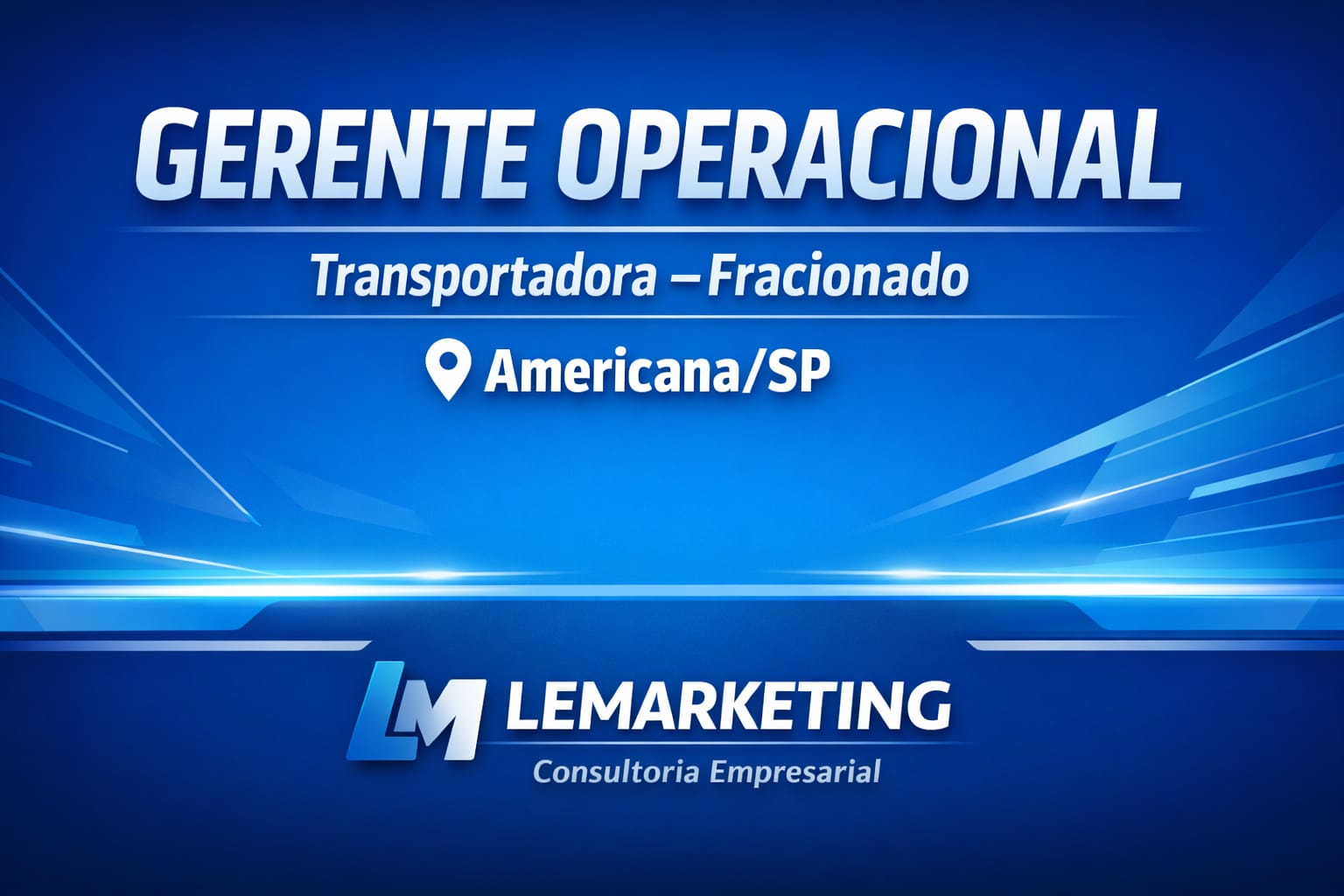Gerente Operacional - Transportadora Fracionado