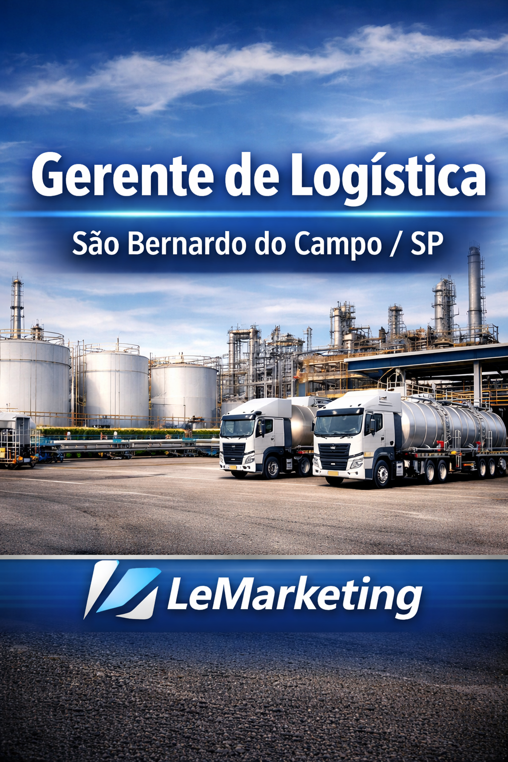 Gerente Logística Químico Líquido Granel