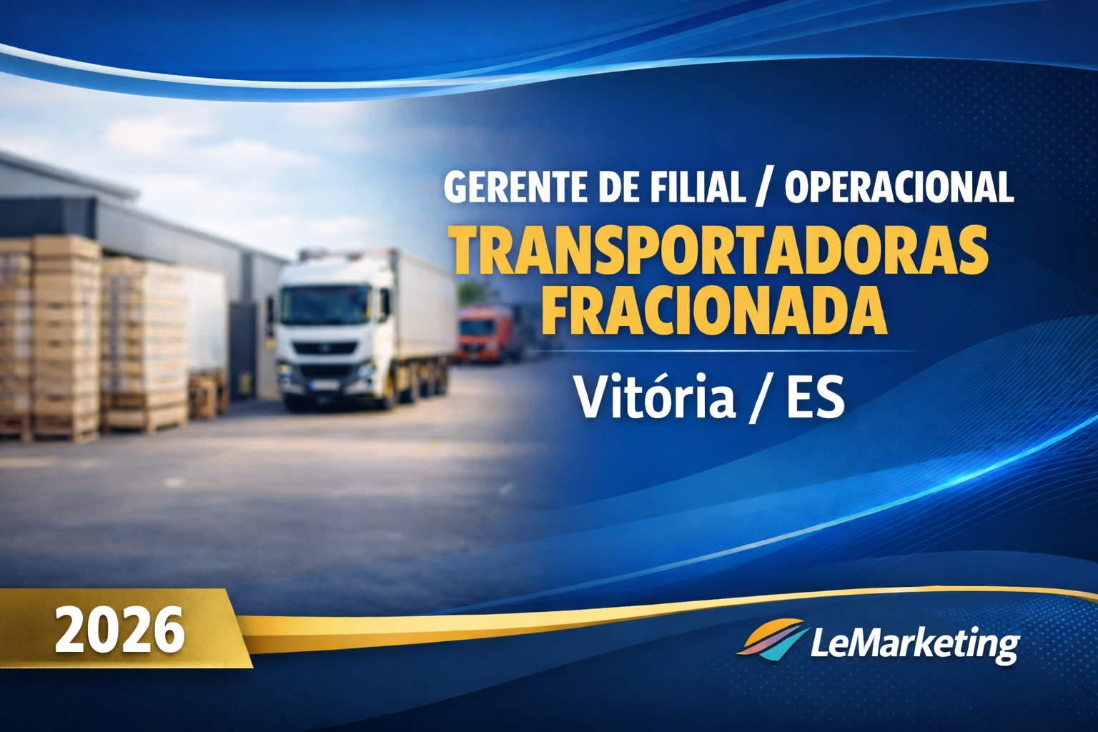 Gerente de Filial/Operacional Transportadoras fracionada Vitória/ES