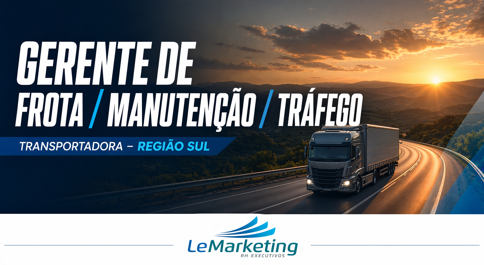 Gerente Frota Manutenção/Tráfego Transportadora - Região Sul
