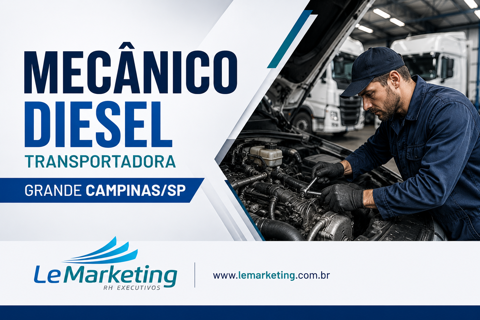 Mecânico Diesel Transportadora Grande Campinas/SP