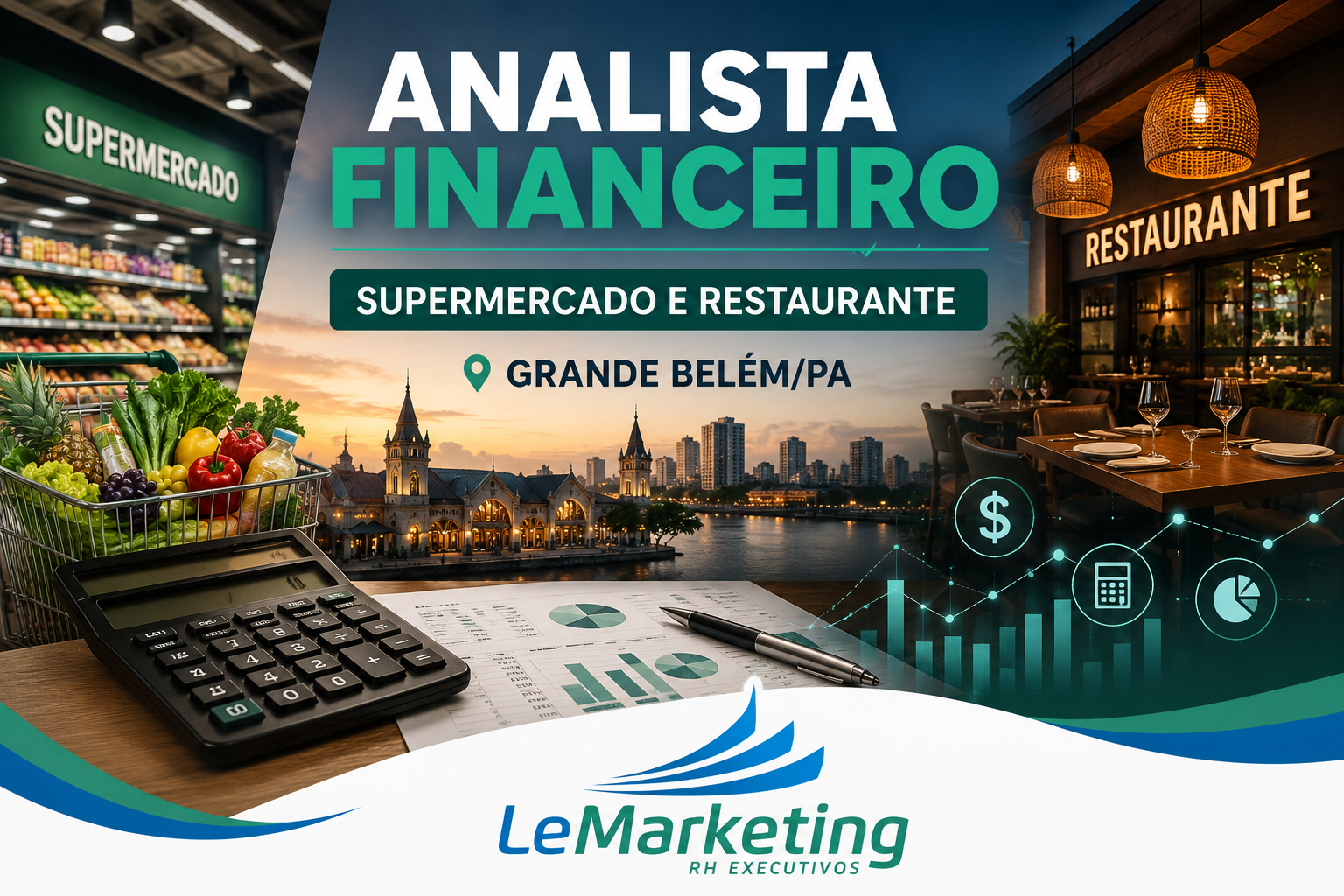 Analista Financeiro Supermercado e Restaurante Grande Belém/PA